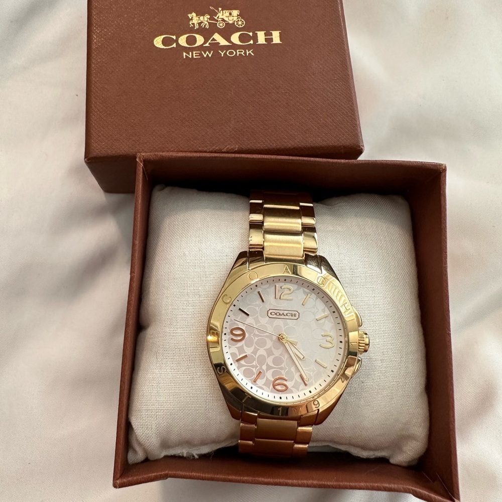 Coach Gold Watch